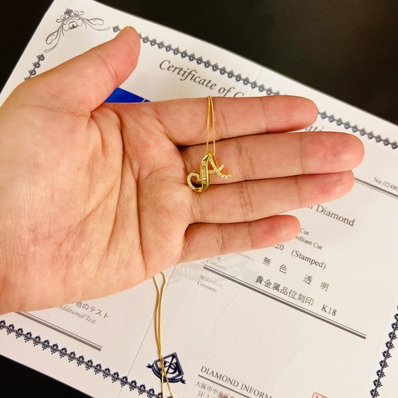 Preloved Initial Necklace - Picture 2 of 4